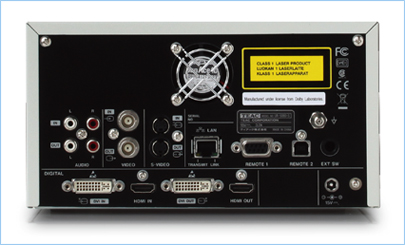 Rear panel